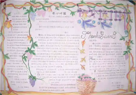 感恩父母手抄报简单