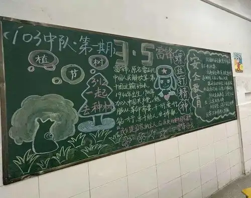 文明礼貌黑板报素材明仁小学